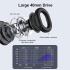 Nokia E1200 ANC Wireless Bluetooth Headphones Over Ear, Headset with Micphone, ANC Noise Cancelling, Connect 2 Devices Simultaneously, 50 Hours Playback, Wired Wireless, AUX, Foldable, Black